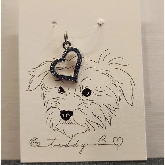 Fashion Blue Heart Pendant - Picture 1 of 2